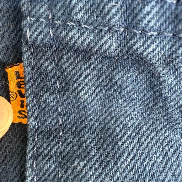 Levi's 560 Jeans Men's 29x28 Indigo Blue Orange Tag Loose Fit Vintage Made in US - Picture 7 of 15